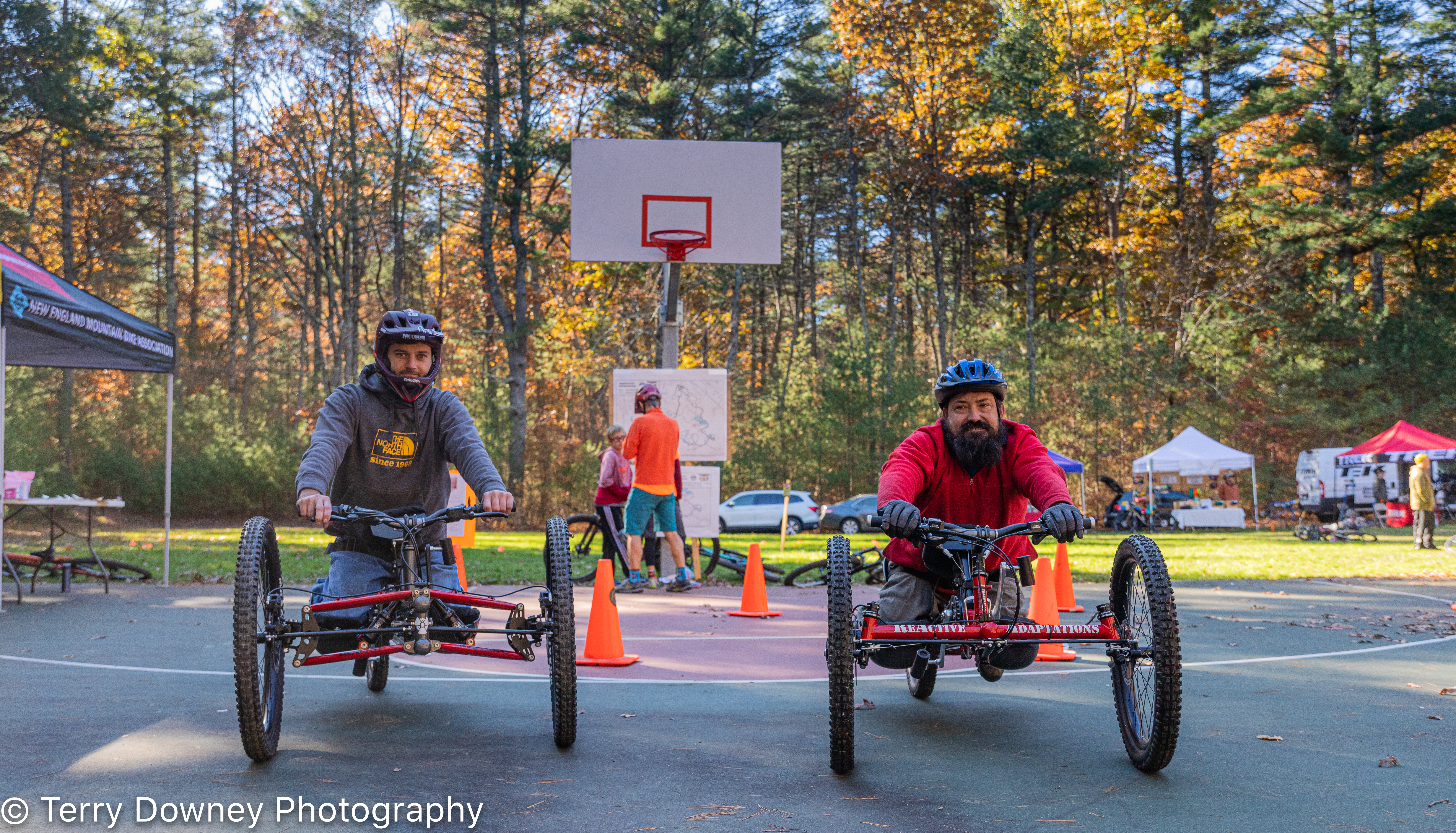 Chris Collin and Enock in Handcycles